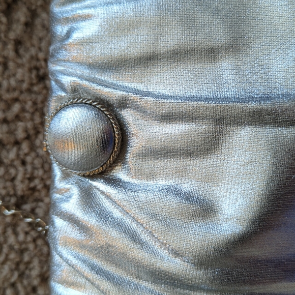 Shimmering silver evening bag - Picture 2 of 5